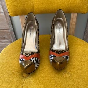 Animal Print Pumps